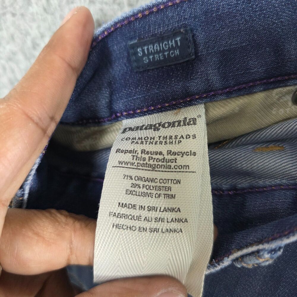 Patagonia Performance Straight Jeans Men 32x32 Dark Wash Stretch Outdoor Casual - Picture 4 of 11